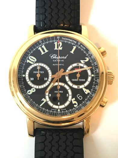 18 Karaat gouden heren Horloge Chopard Mille Miglia