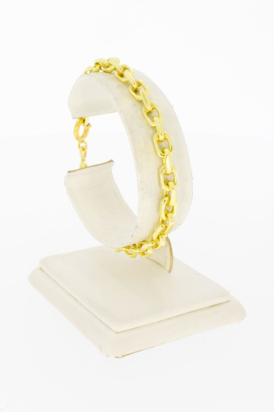 18 Karaat gouden Anker armband - 19,5 cm