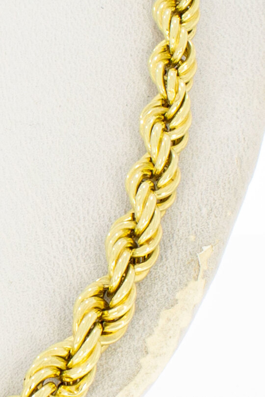 14 Karaat geelgouden oplopend Koord Collier - 41 cm