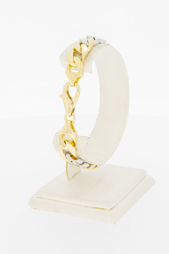 18 Karaat gouden Gourmet armband - 20,3 cm