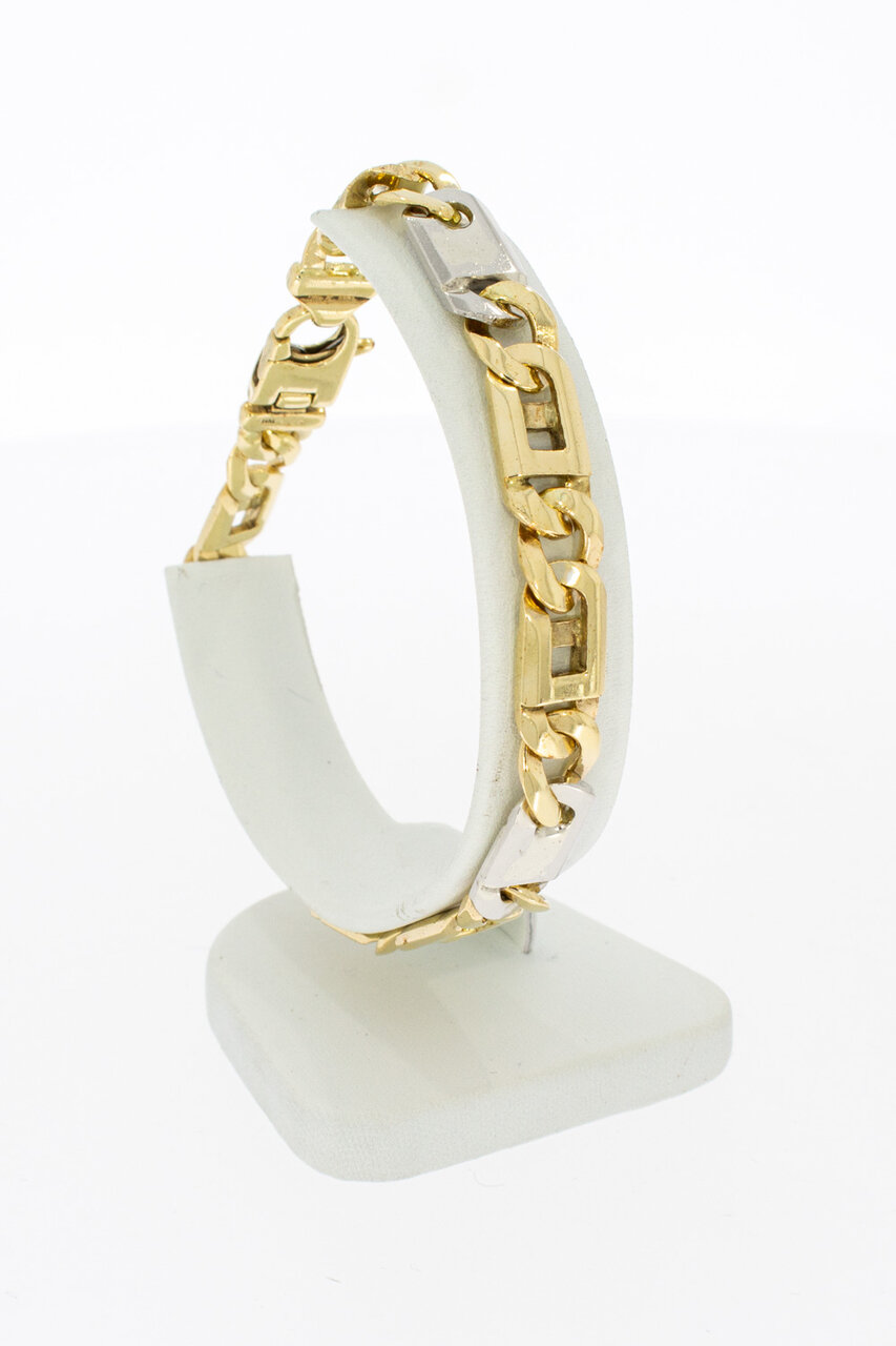 bellen Afleiden vrek 14 Karaat gouden Rolex armband - 22,2 cm