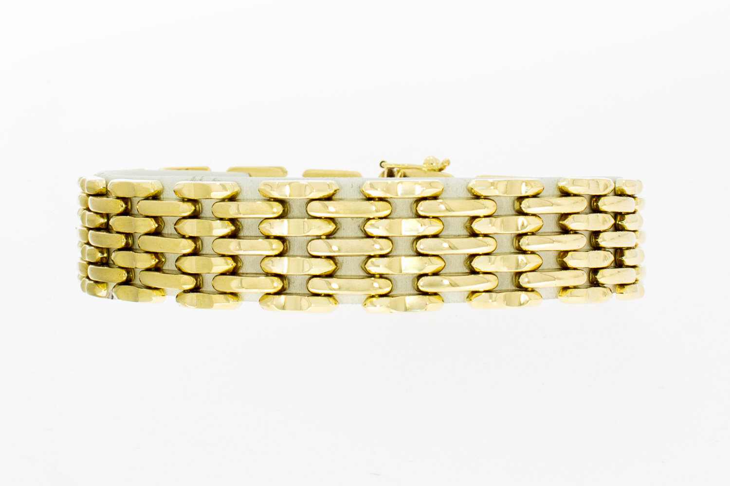 Vintage Staafjes Armband 14 karaat goud - 21,2,cm