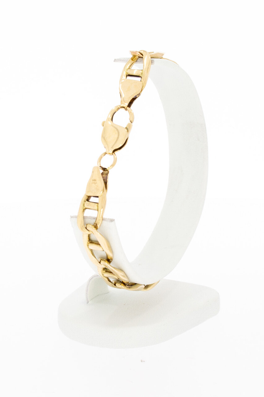 14 Karaat gouden Valkoog armband - 21,5 cm