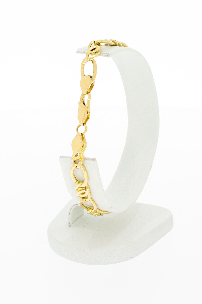 18 Karaat gouden Valkoog armband - 19,9 cm