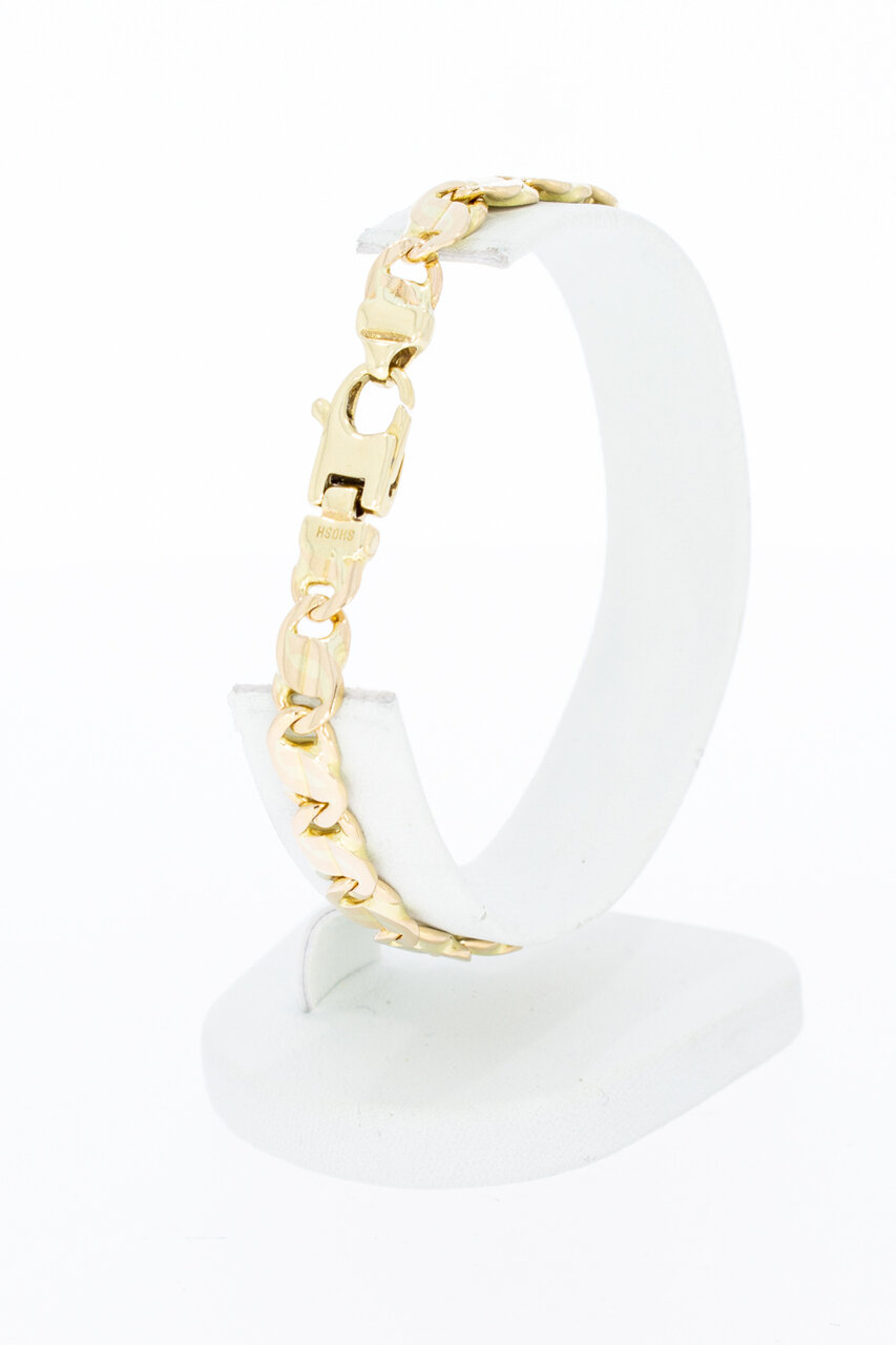 14 Karaat gouden Valkoog armband - 19,8 cm