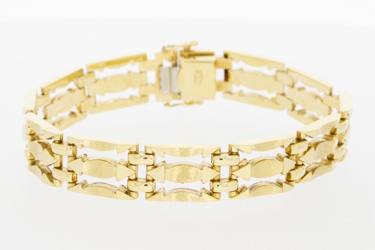 14 karaat gouden Vintage armband - 19,5 cm