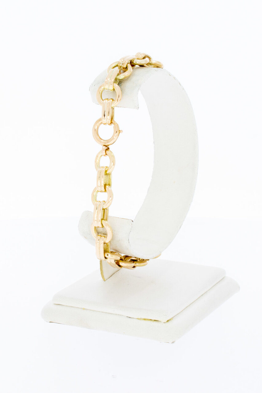14 Karaat Anker armband goud - 21,2 cm
