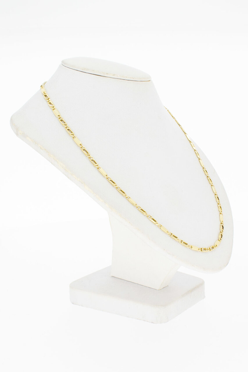 14 Karaat Valkoog gouden ketting - 47,2 cm