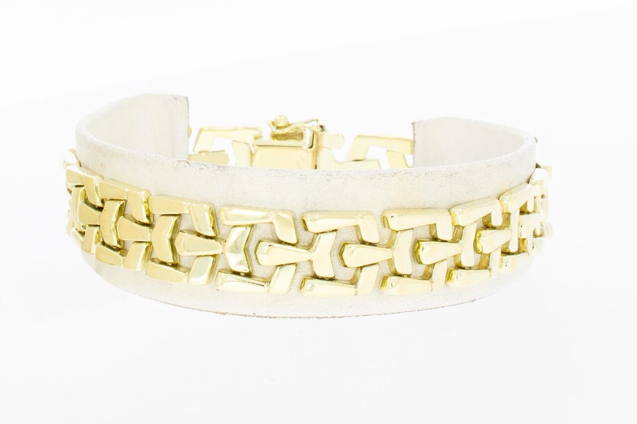 14 Karaat vintage gouden armband - 18,5 cm