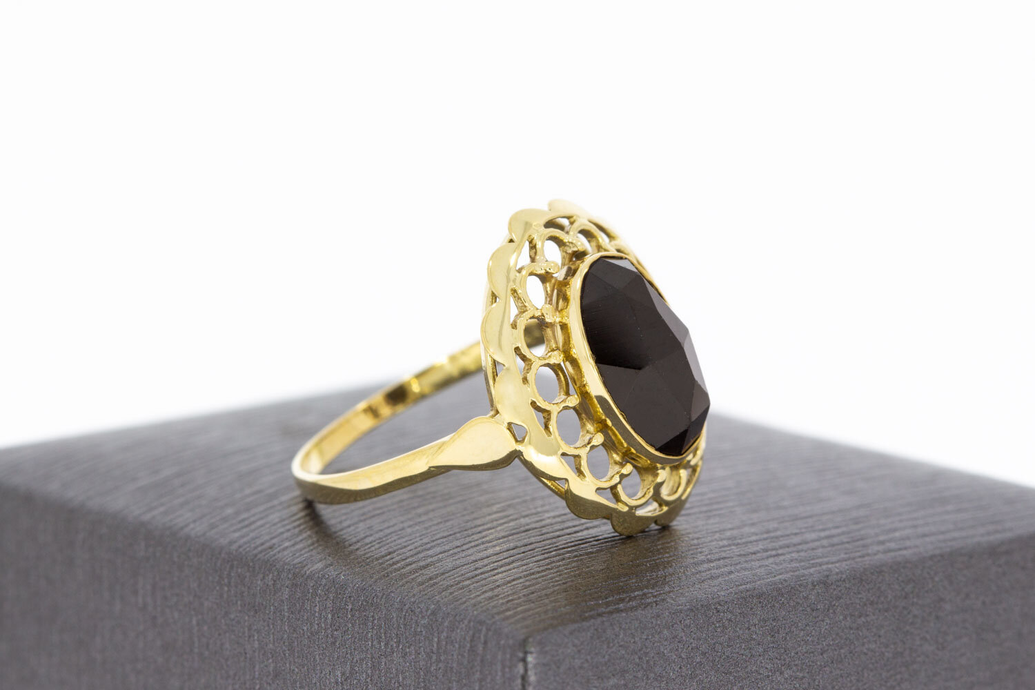 Vintage dames ring 14 Karaat goud - 19,1 mm