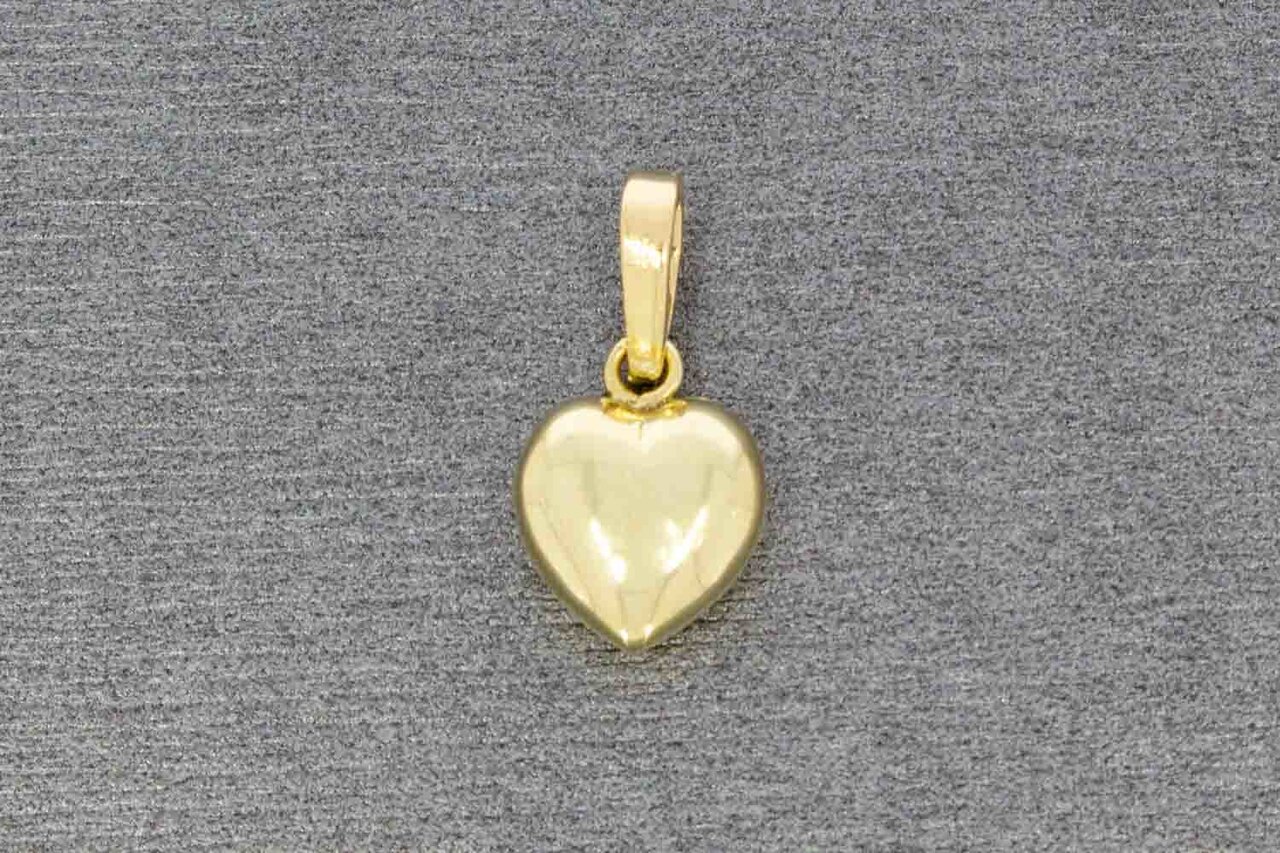 14 Karaat gouden hartje kettinghanger