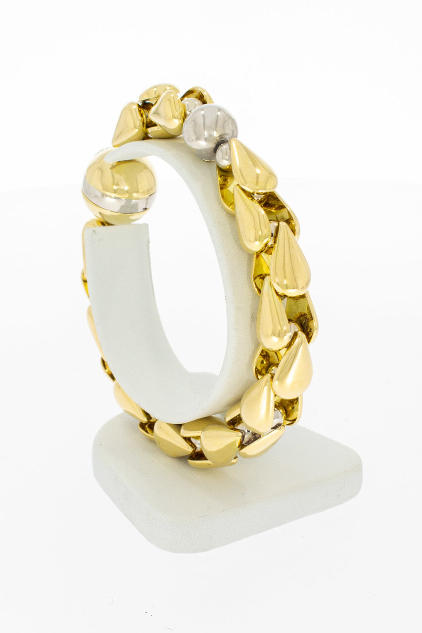 18 Karaat gouden brede Anker armband - 19,9 cm