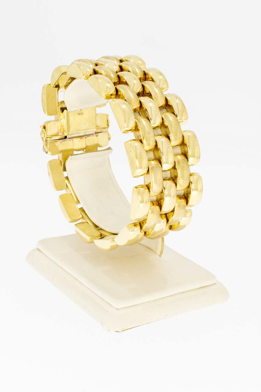 Staafjes armband goud 14 Karaat - 18,5 cm