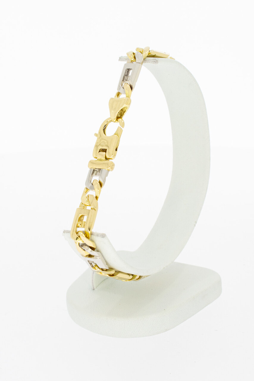 18 Karaat bicolor gouden Rolex armband - 21,9 cm