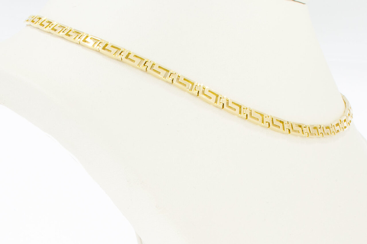 14 Karaat gouden Versace style Collier - 42,5 cm