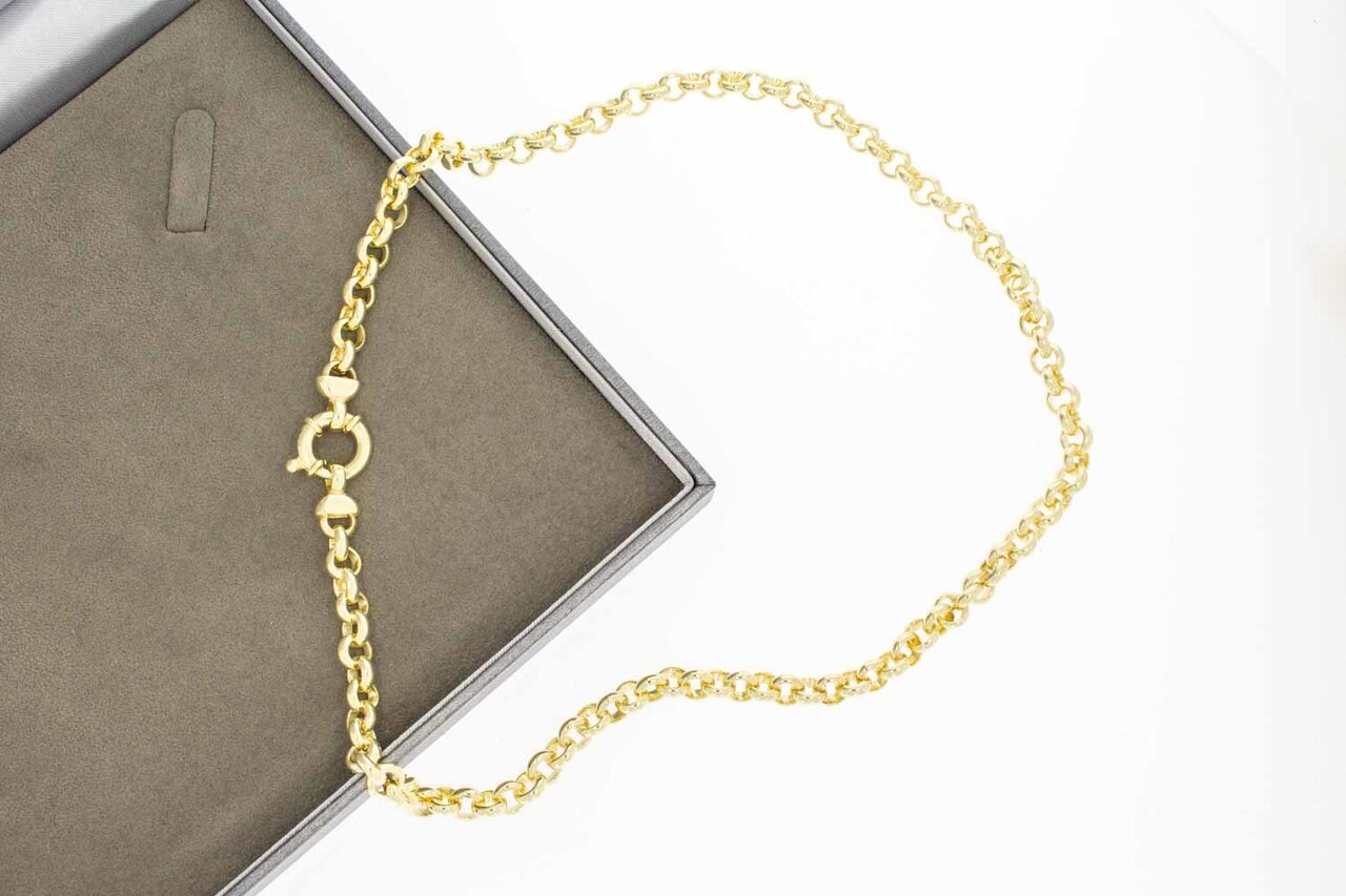 14 Karaat gouden Jasseron ketting - 51 cm