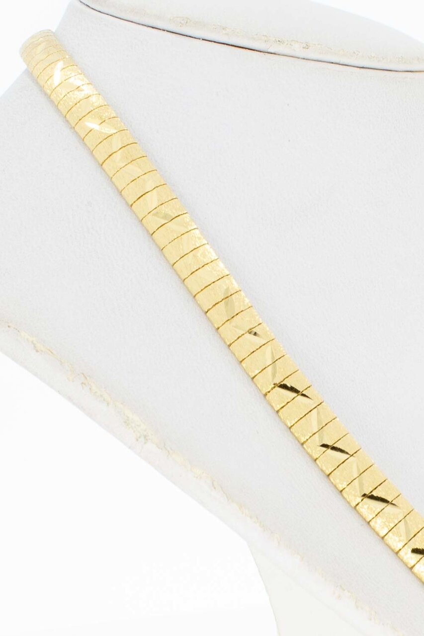 18 Karaat geel gouden (bewerkt) Omega Collier - 44,3 cm