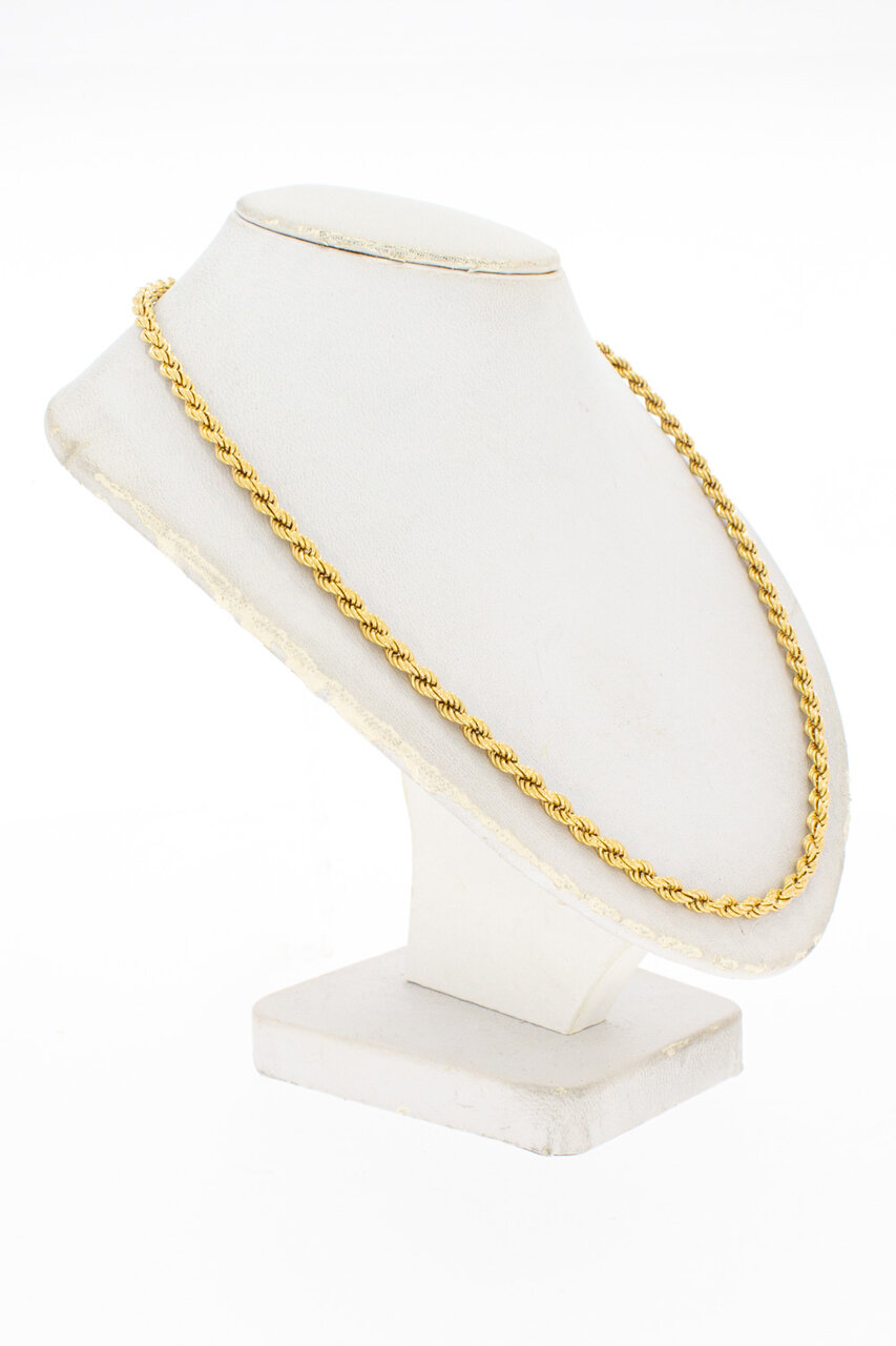 18 Karaat gouden Rope chain - 62,7 cm