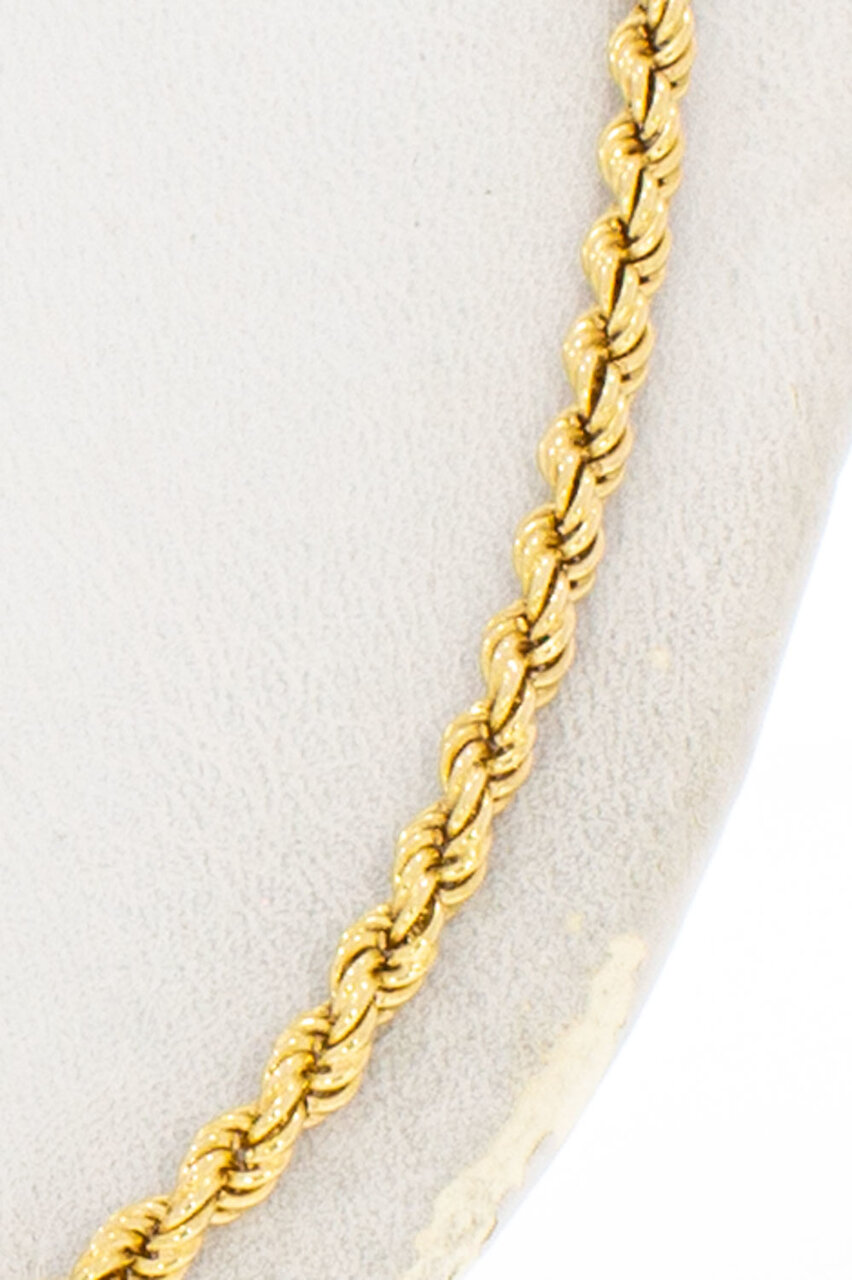 18 Karaat gouden Rope chain - 62,7 cm
