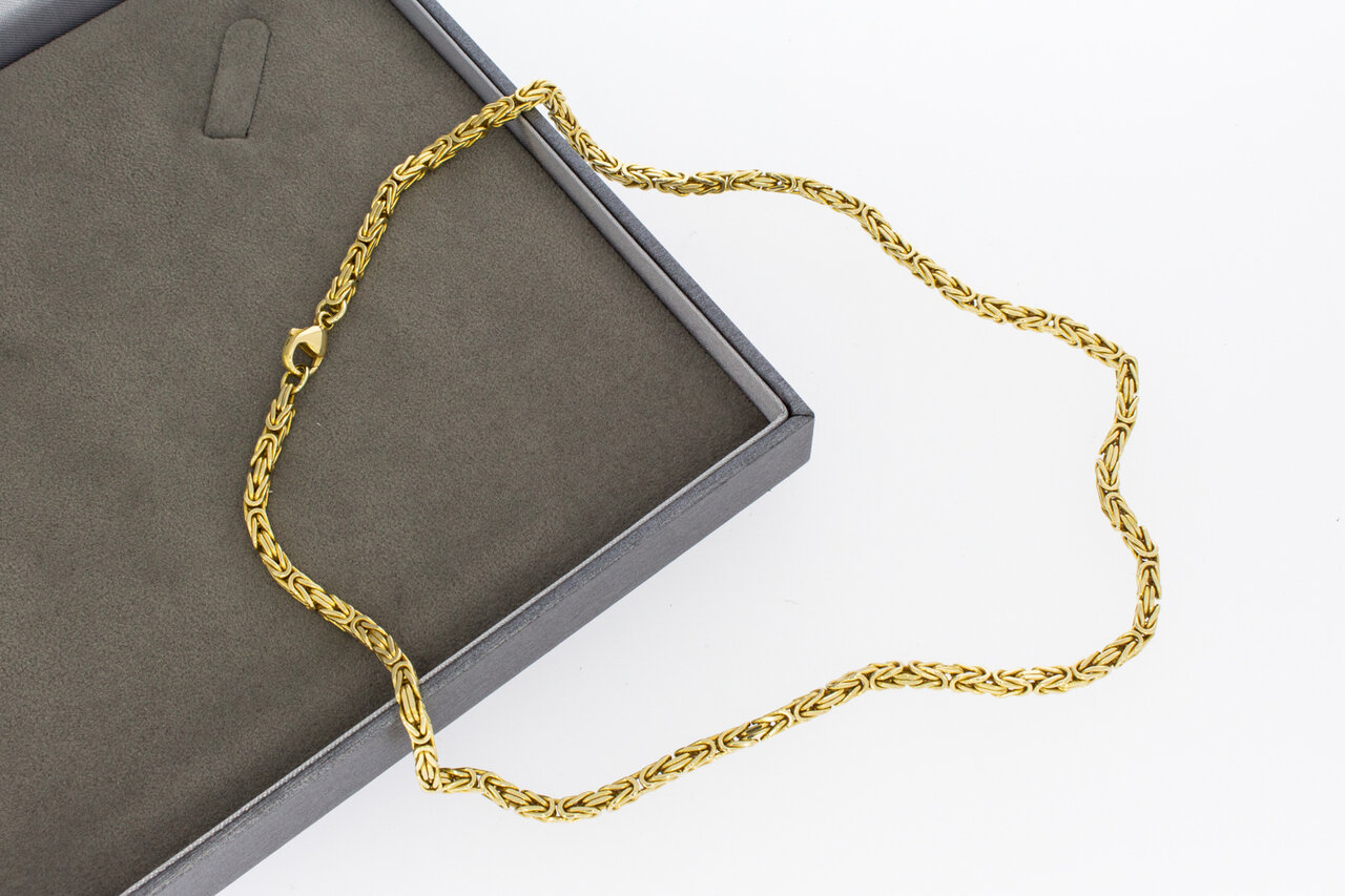 14 Karaat geel gouden Koningsketting (Byzantijns) - 46 cm