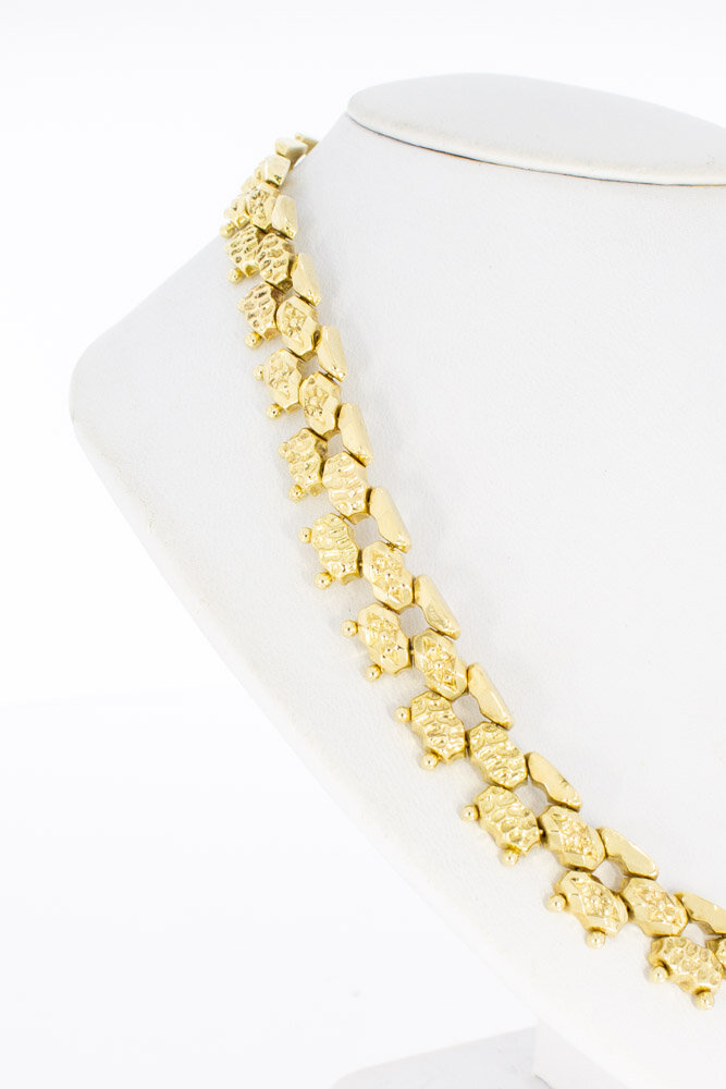 14 karaat geel gouden Vintage collier - 42,7 cm