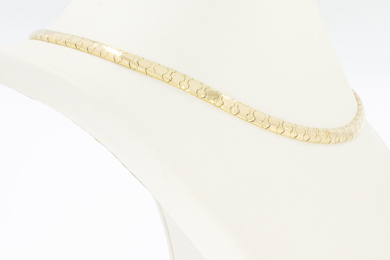 14 Karaat gouden Collier Omega - 45,3 cm