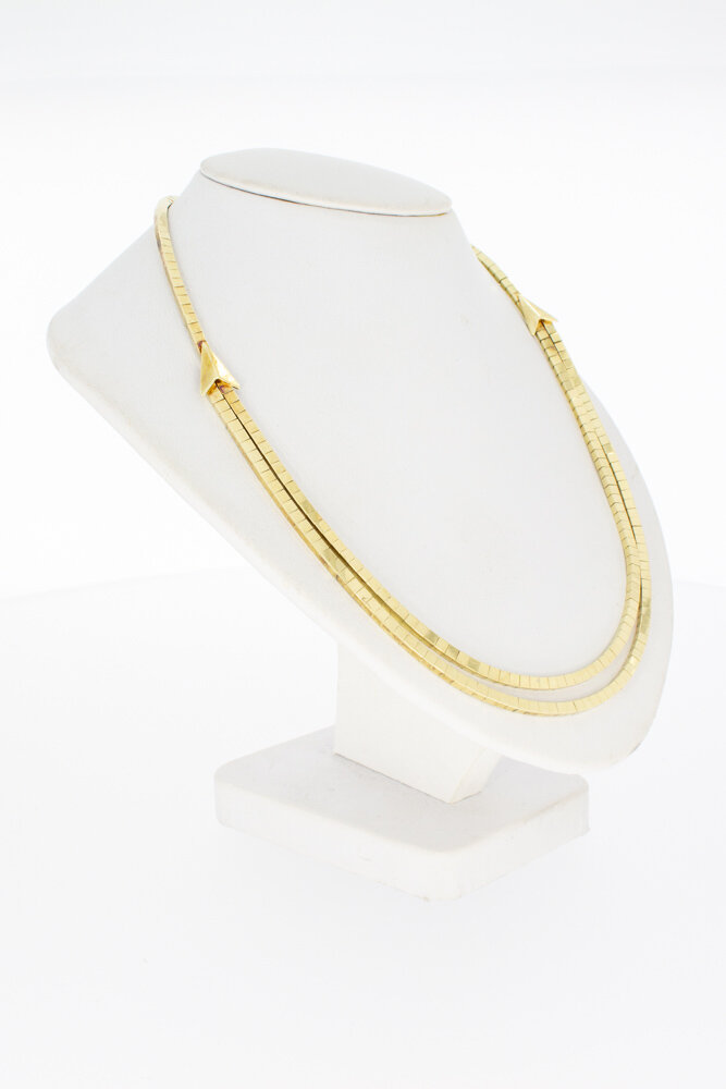 14 Karaat gouden Omega collier - 43,3 cm