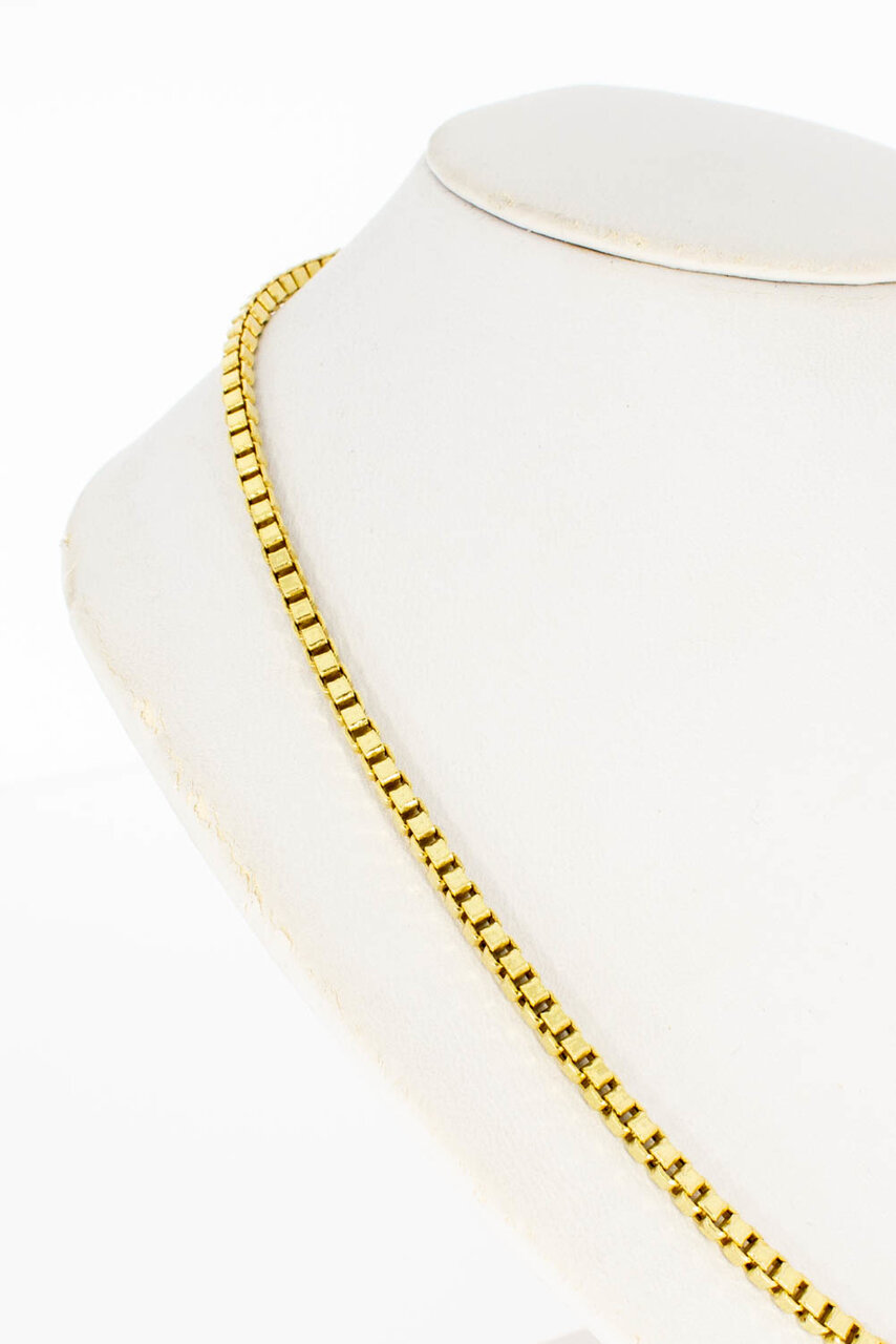 18 Karaat gouden Venetiaanse ketting - 89 cm