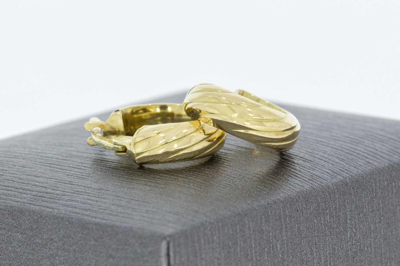 14 Karaat gouden oorringen - 1,3 cm