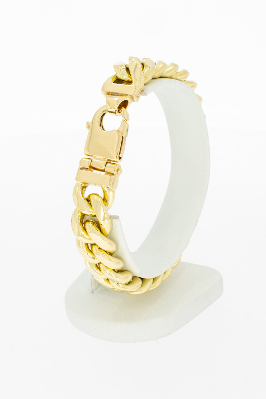 18 Karaat gouden Gourmet armband - 20,9 cm
