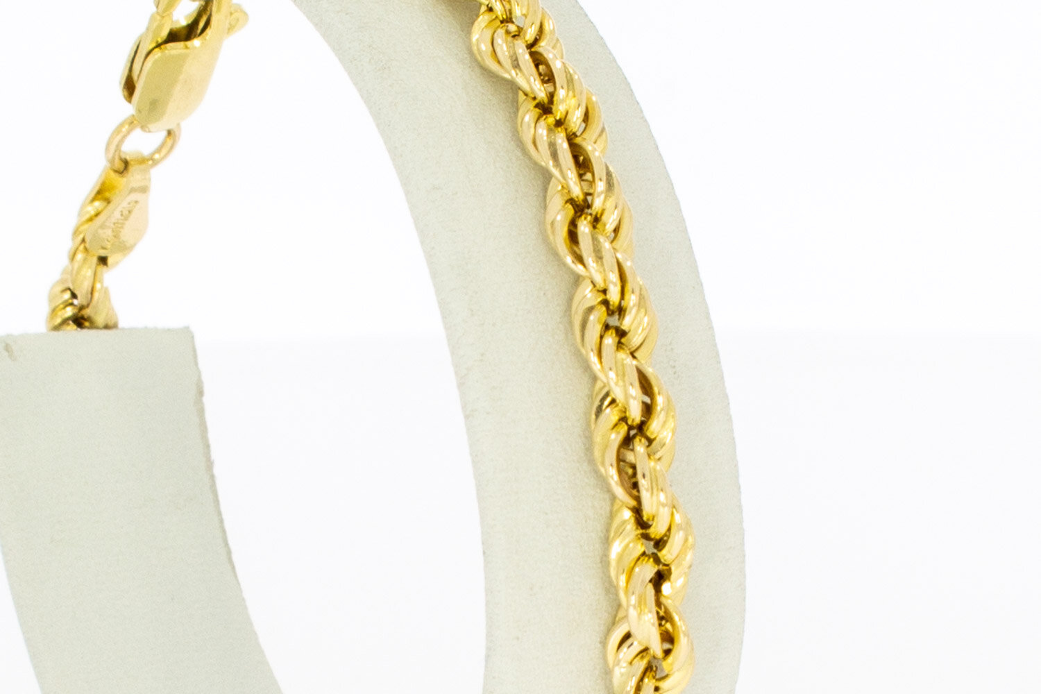Rope armband 14 karaat goud - 19,7 cm