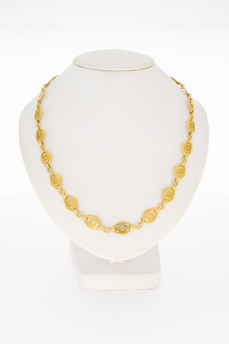 18 Karaat Vintage gouden Choker - 38,8 cm