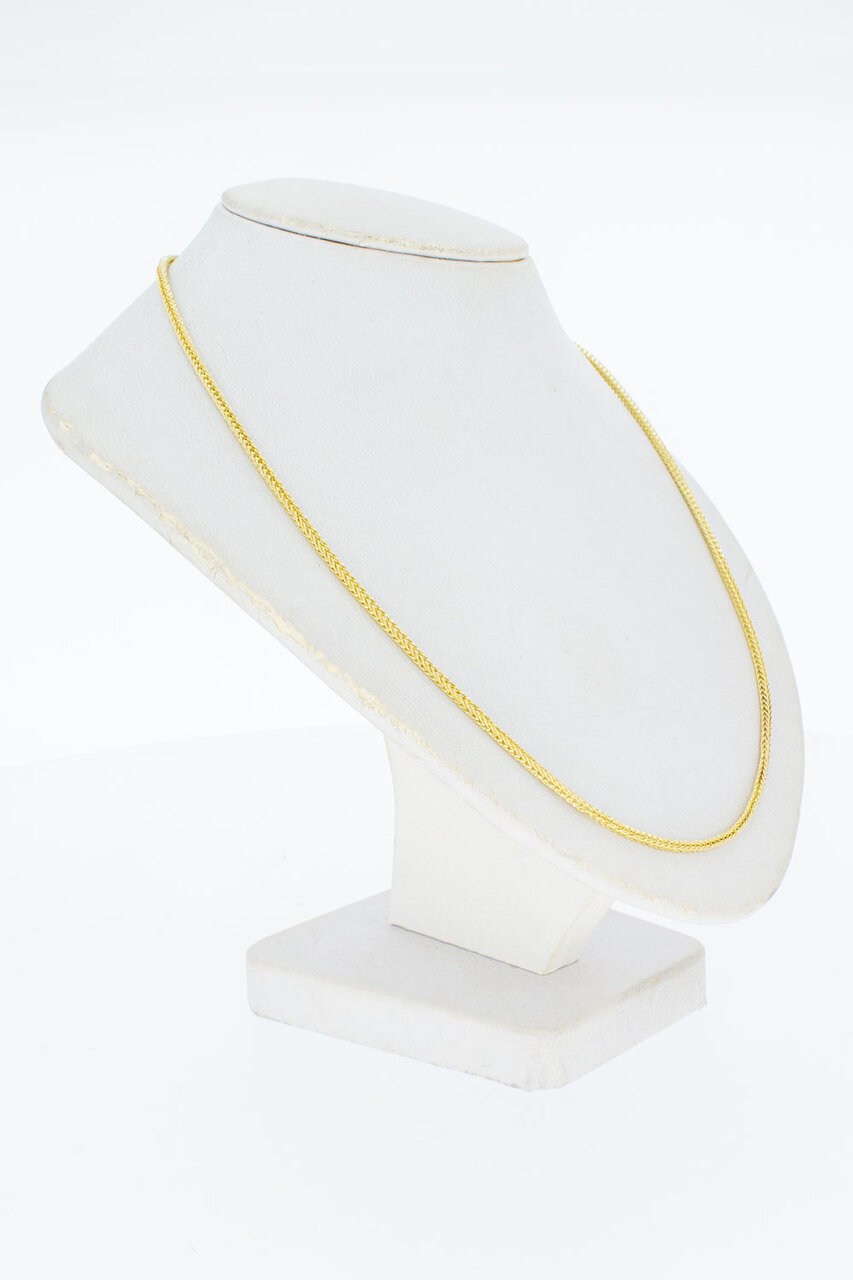 14 Karaat gouden Vossenstaart ketting - 61,2 cm