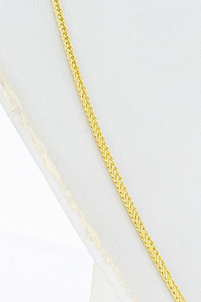 14 Karaat gouden Vossenstaart ketting - 61,2 cm