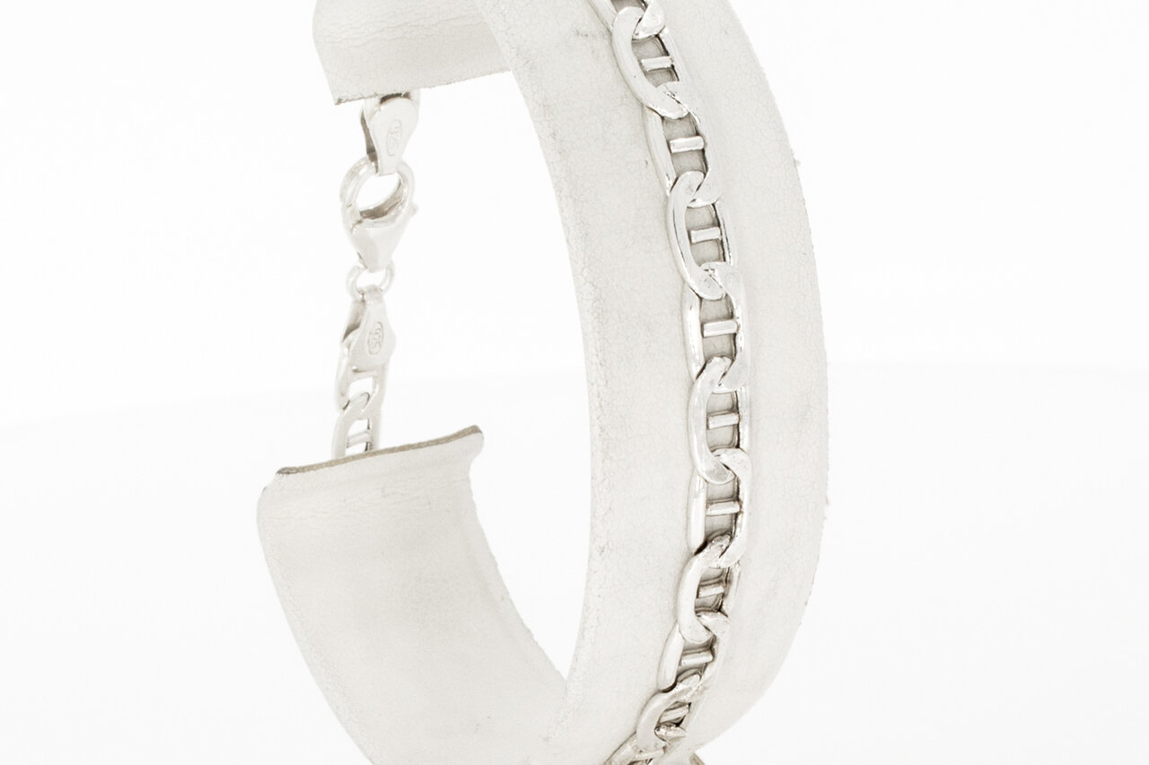 Zilveren Anker schakelarmband (925) - 19,5 cm