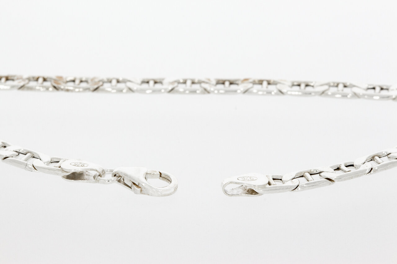 Zilveren Anker schakelarmband (925) - 19,5 cm
