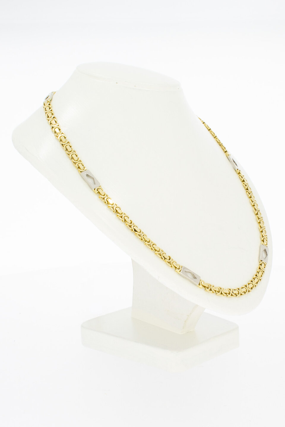 14 Karaat gouden platte Koningsketting - 62,3 cm