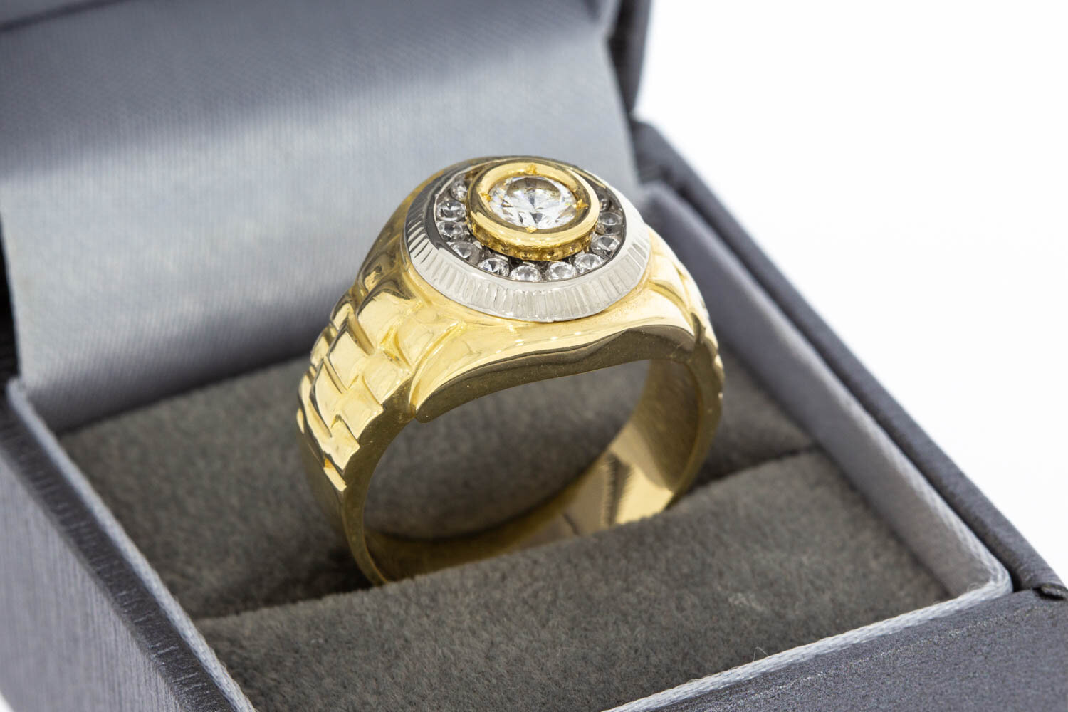 14 Karaat gouden Statement ring - 19,7 mm