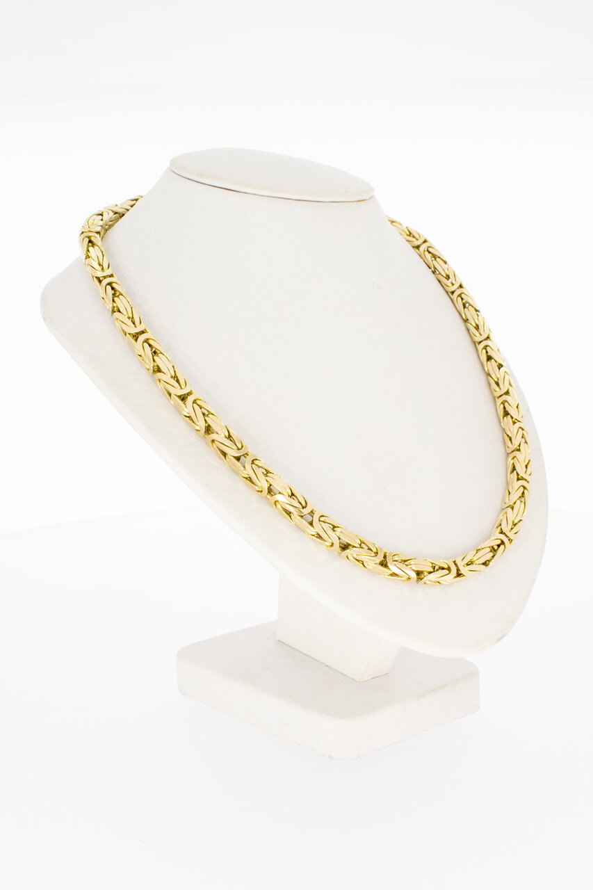 14 Karaat geel gouden Byzantijnse Koningsketting - 54 cm