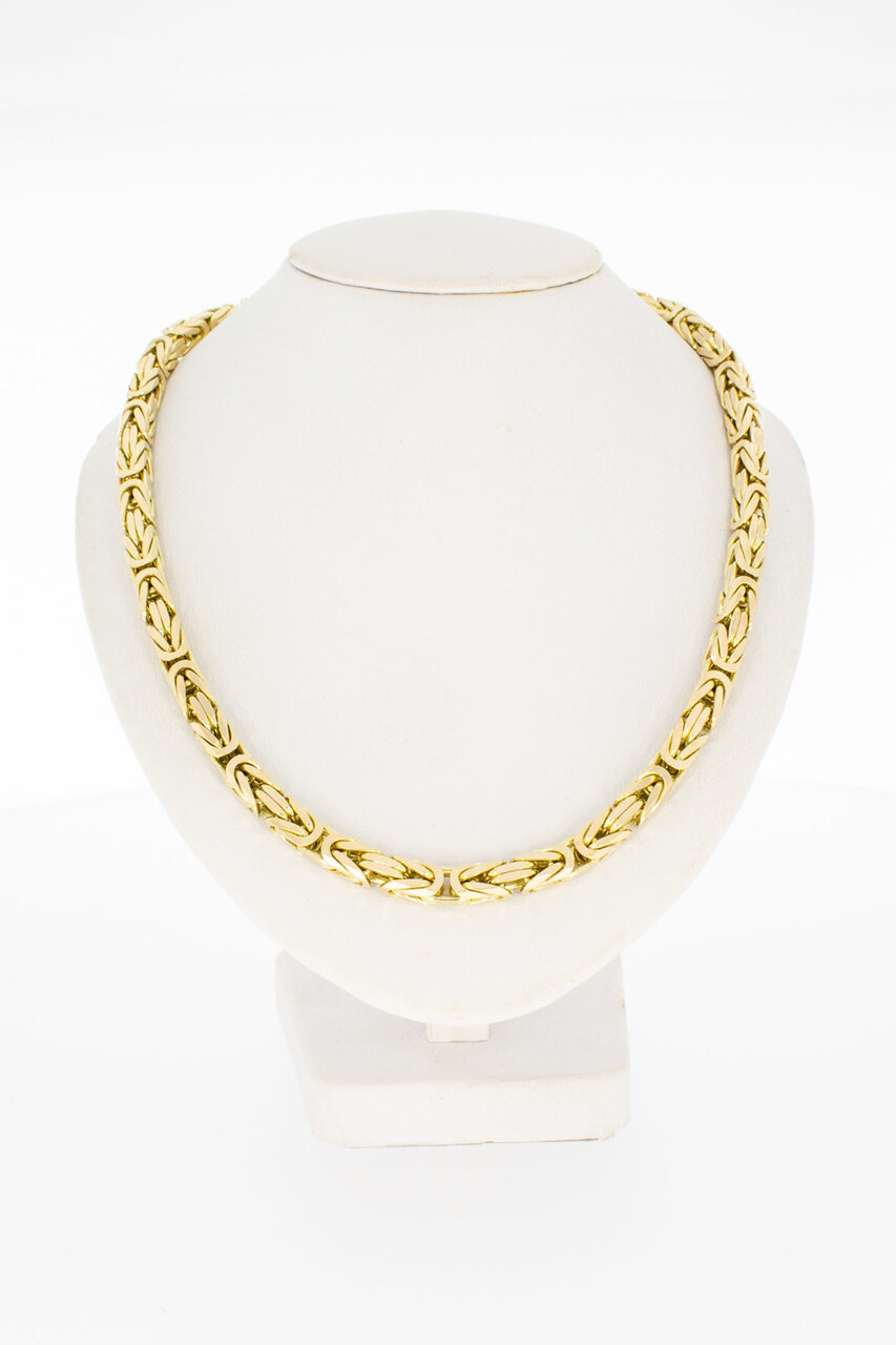 14 Karaat geel gouden Byzantijnse Koningsketting - 54 cm