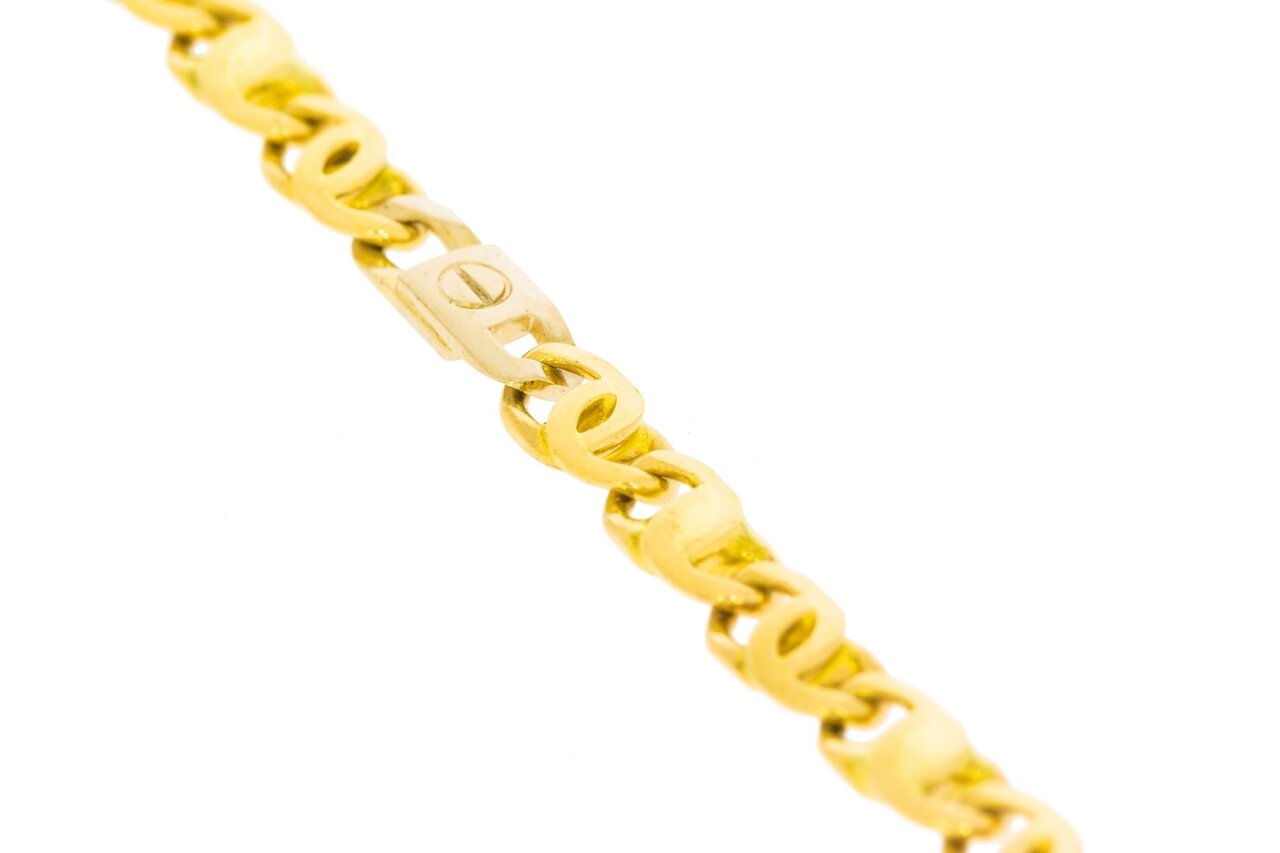 14 Karaat gouden Valkoog armband - 19,5 cm