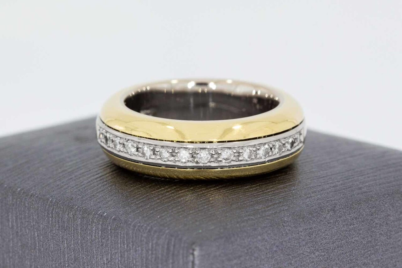 Band ring 18 Karaat goud - 17,6 mm