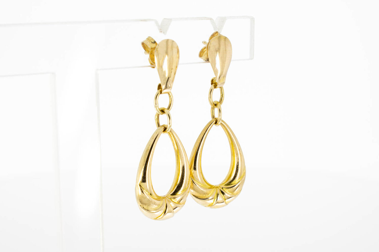 8 karaat (geel) fantasie Oorhangers