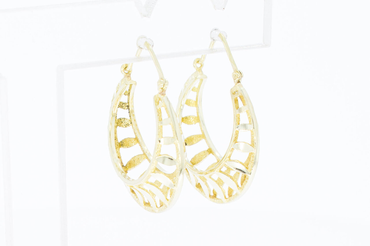 14 Karaat geel gouden Oorhangers - 2,3 cm