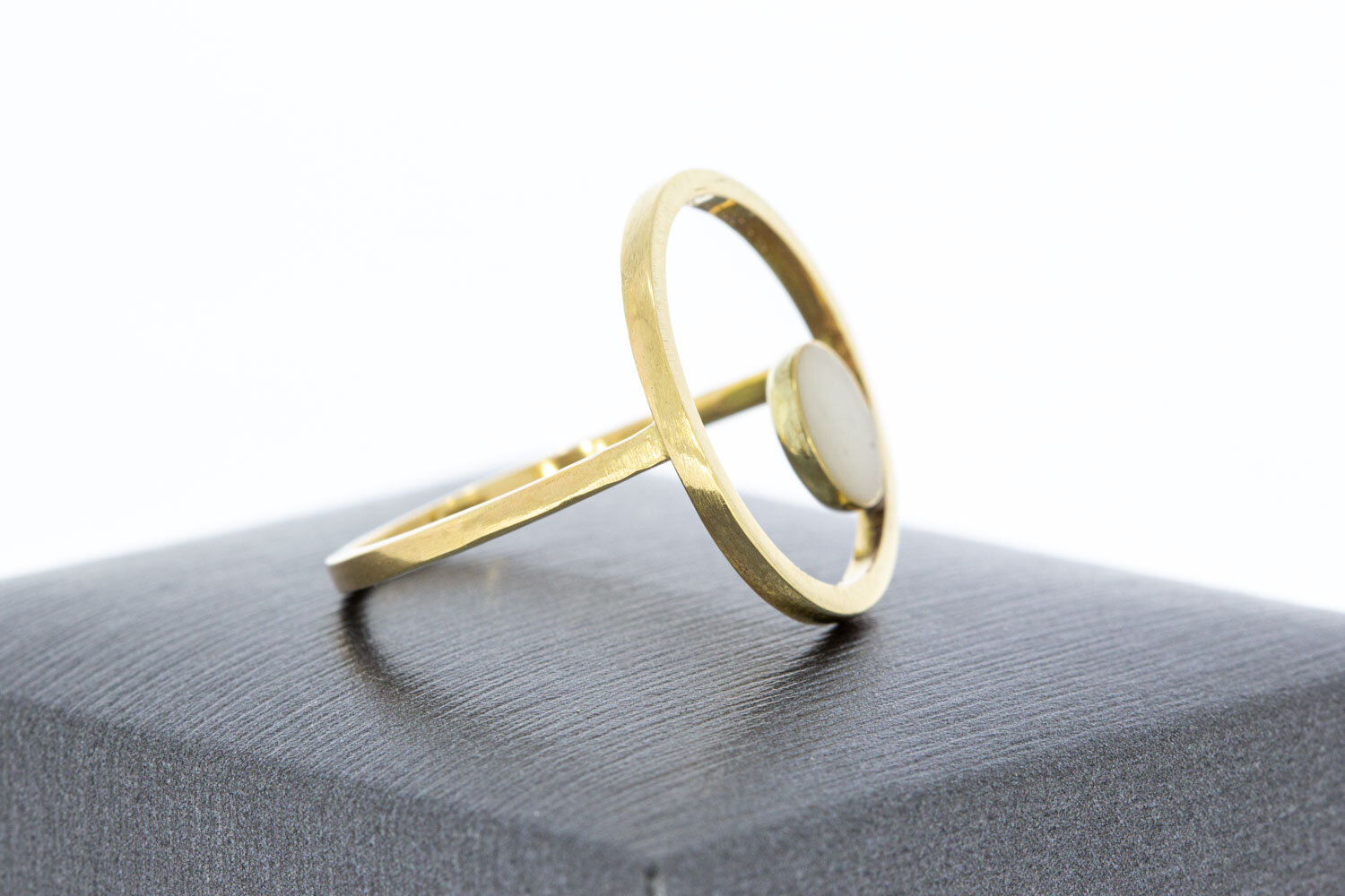 Designer ring 14 karaat gouden - 16,8 mm