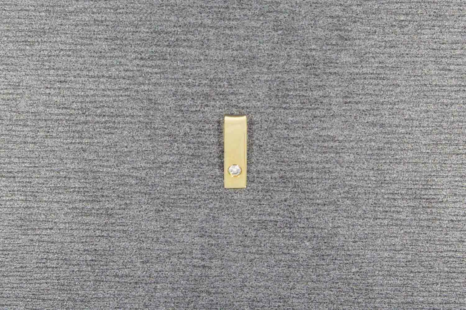 14 Karaat geel gouden Diamant hanger/ glijder