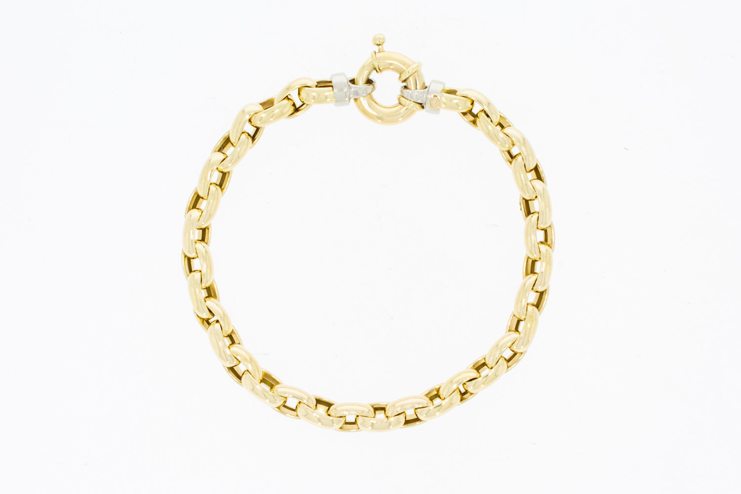 14 Karaat gouden Ankerarmband - 19,4 cm