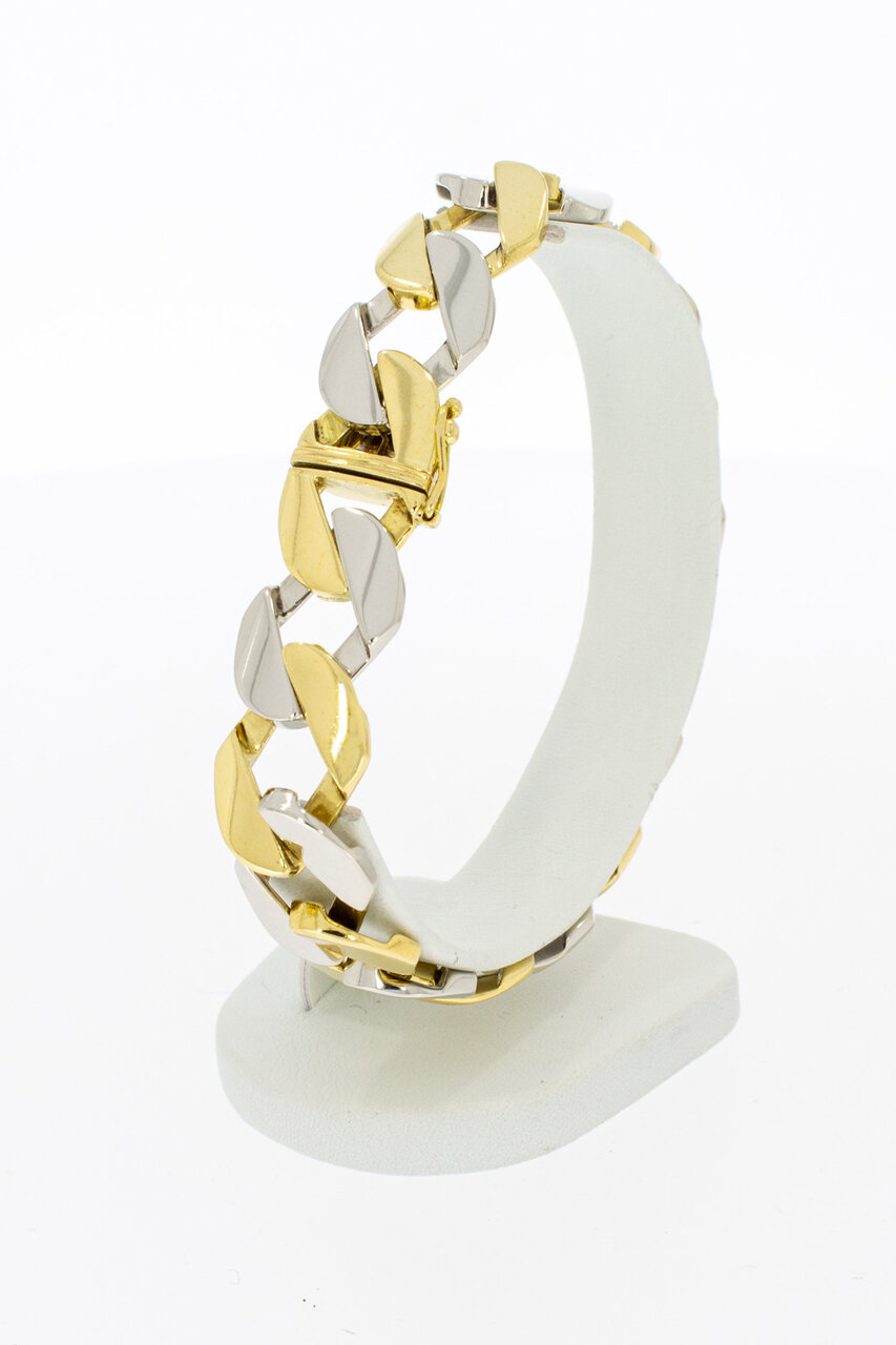 Gourmet 18 Karaat gouden armband - 22,4 cm