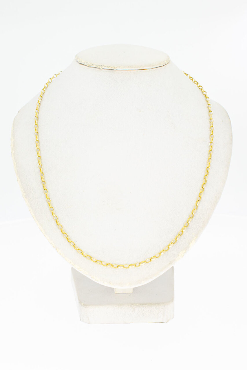 14 Karaat gouden Anker halsketting - 43,1 cm