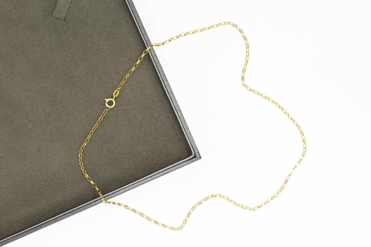 14 Karaat gouden Anker halsketting - 43,1 cm